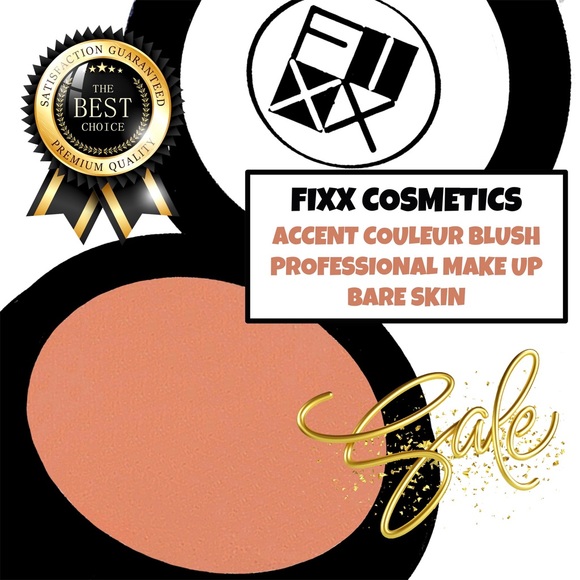 FIXX Cosmetics Accent Couleur Blush Plum Princess shadow brush + Blush BARE SKIN - Picture 3 of 11